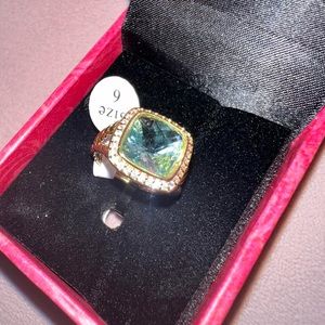 NWT 18kt rose gold plated ring